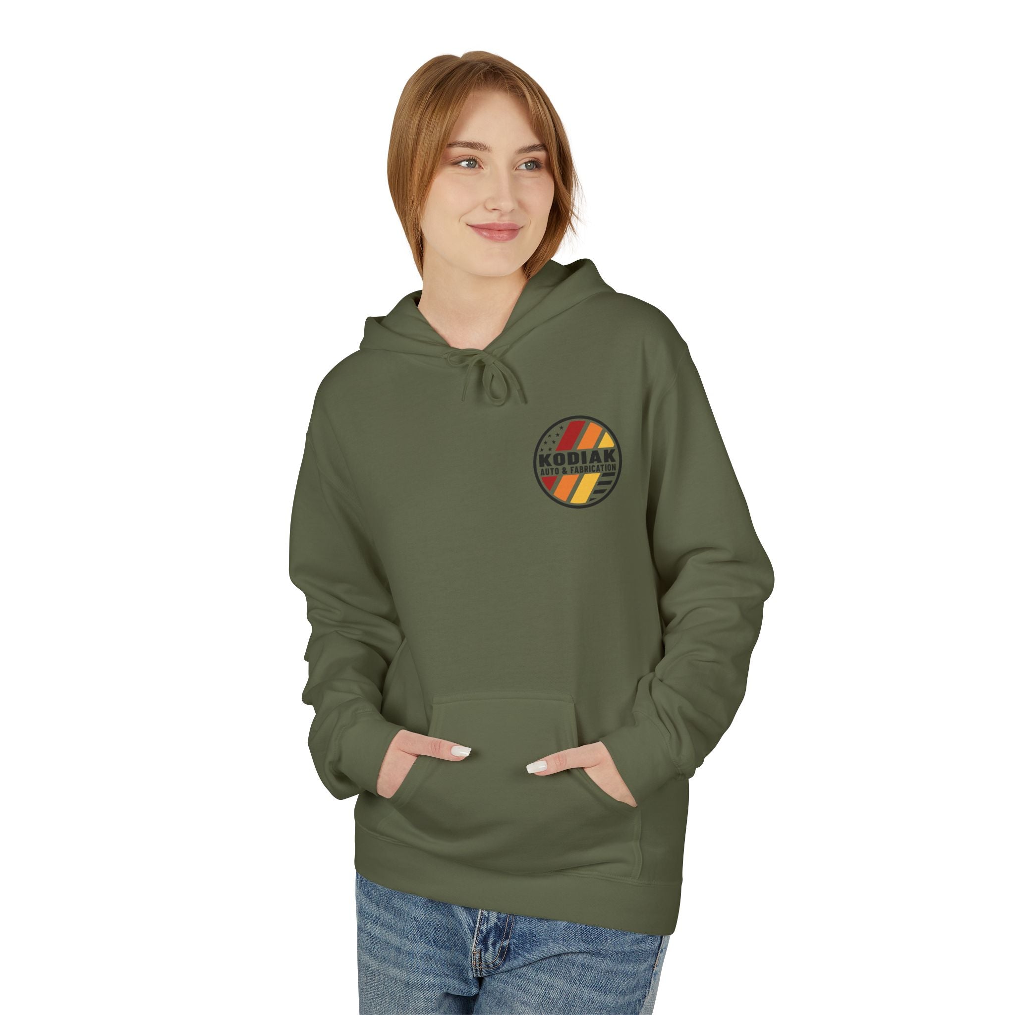 Kodiak Auto & Fabrication Hoodie — Vintage Off-Road Truck Pullover