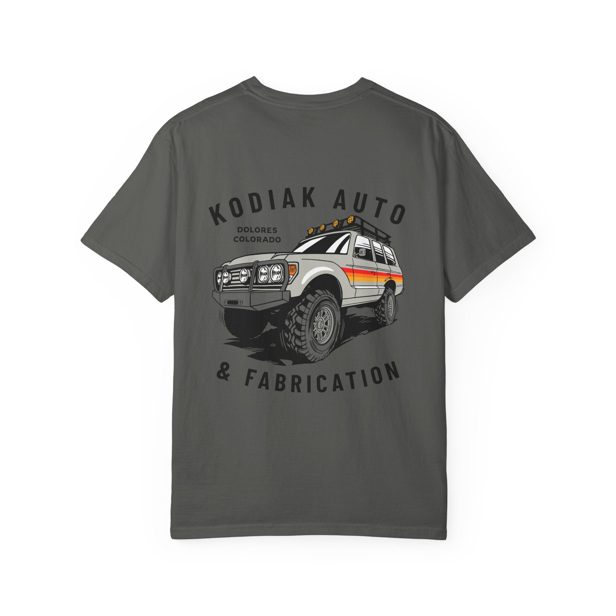 Kodiak Auto Off-Road T‑Shirt — Vintage Overland Truck Graphic
