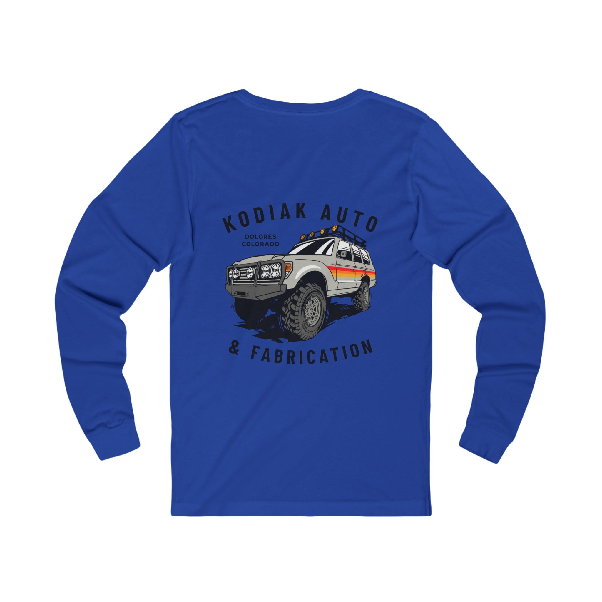 Long Sleeve Tee — Kodiak Auto & Fabrication Off-Road Truck Graphic